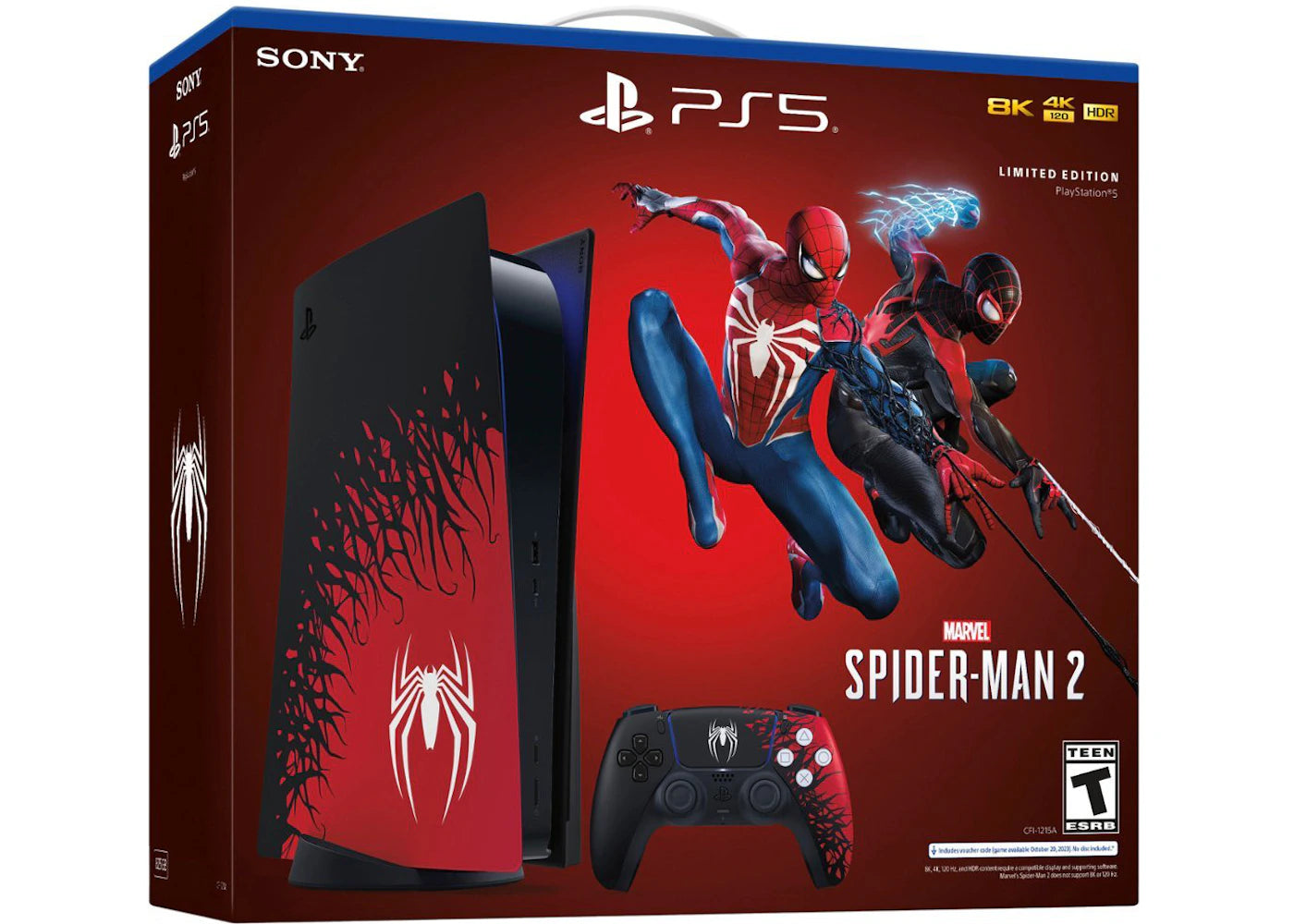 Sony Playstation 5 PS5 Blu-ray Edition Marvel Spider-Man 2 Console Bundle (UK Plug) 957280