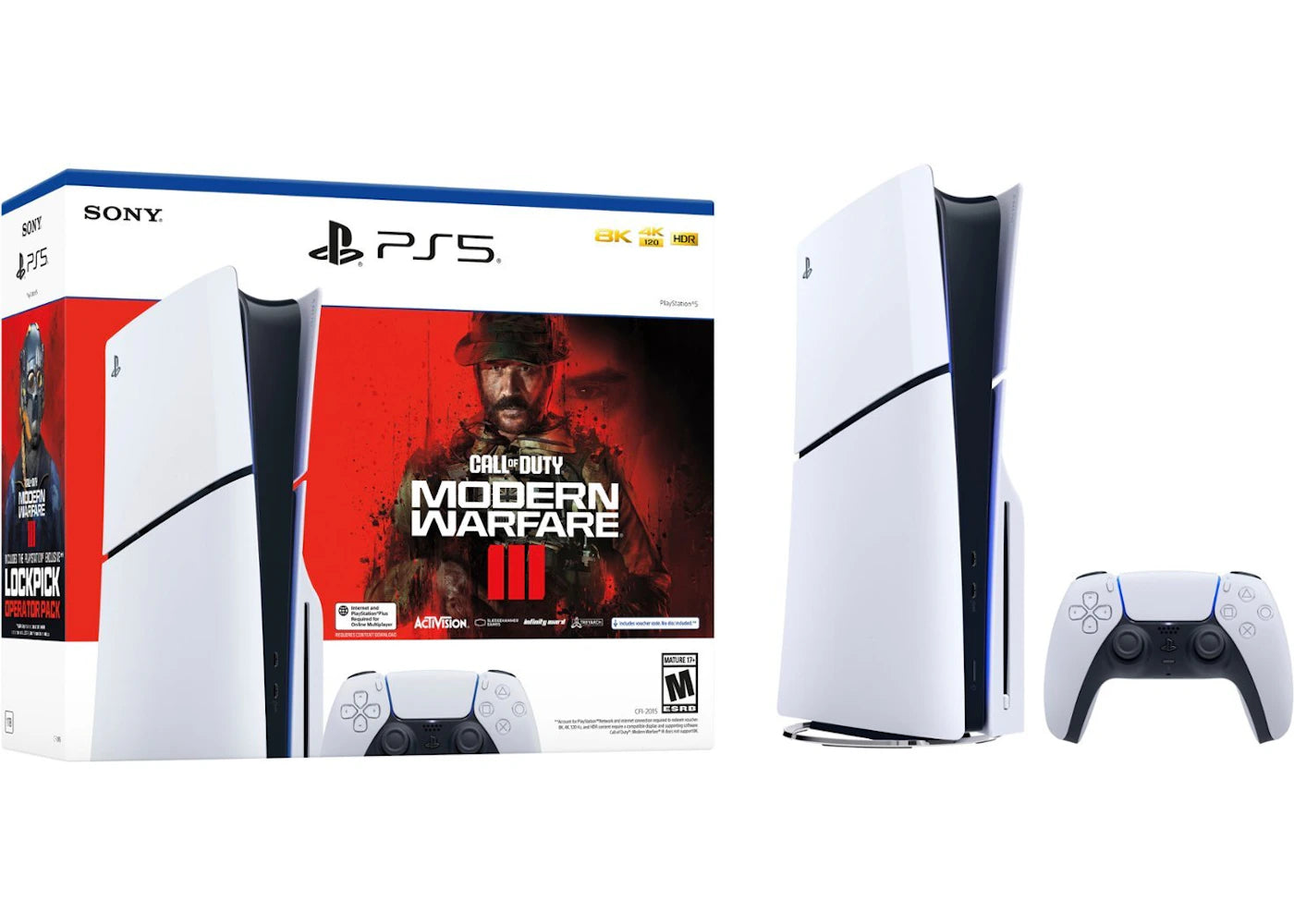 Sony PlayStation 5 PS5 Slim Ultra HD Blu-ray Call of Duty Modern Warfare III Console (US Plug) 1000037795