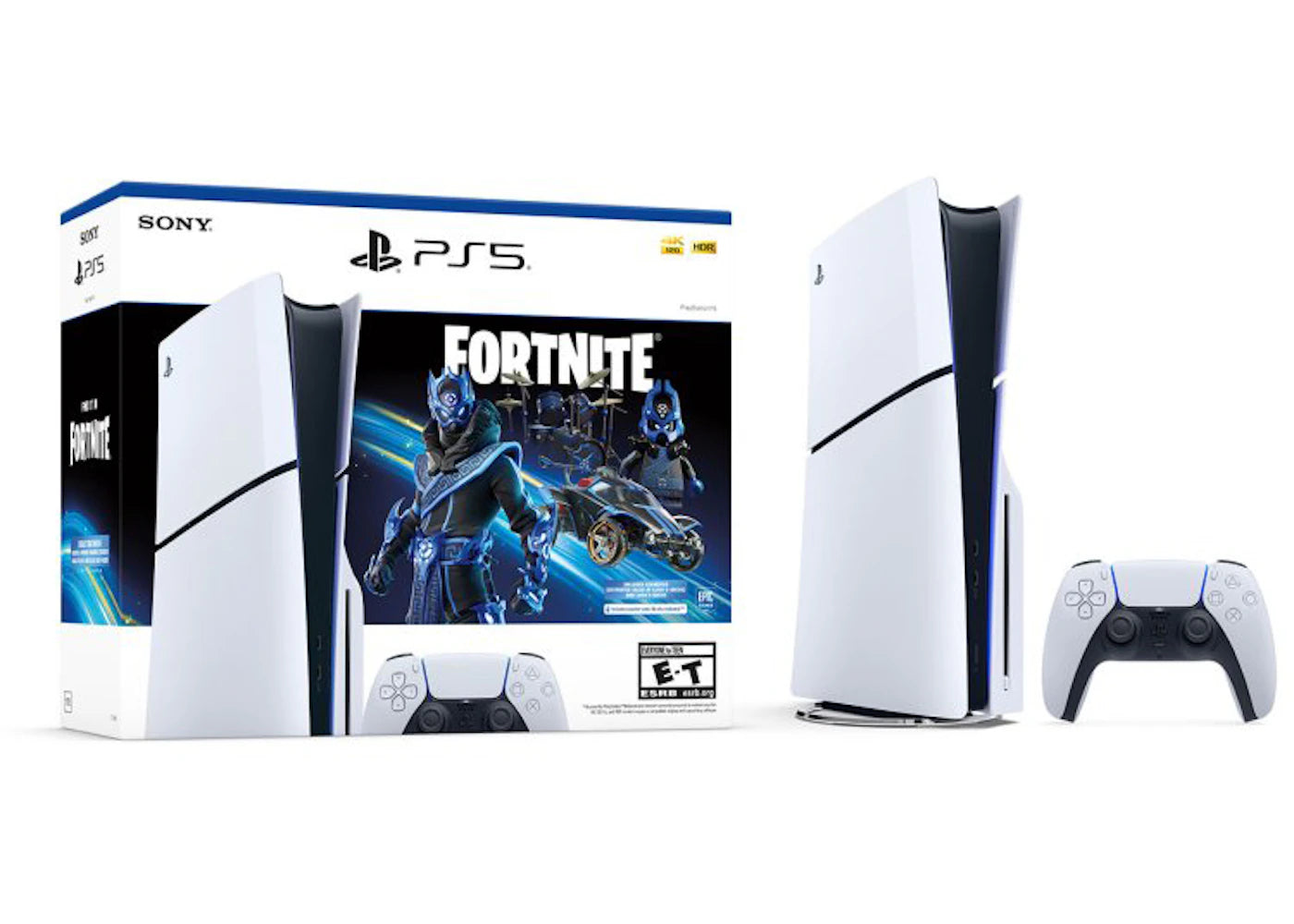 Sony PlayStation 5 PS5 Slim Ultra HD Blu-ray Fortnite Cobalt Star Console (UK Plug)
