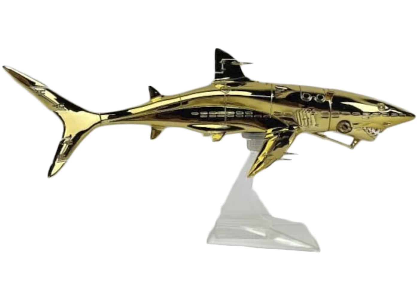 Sorayama Shark Figure Gold