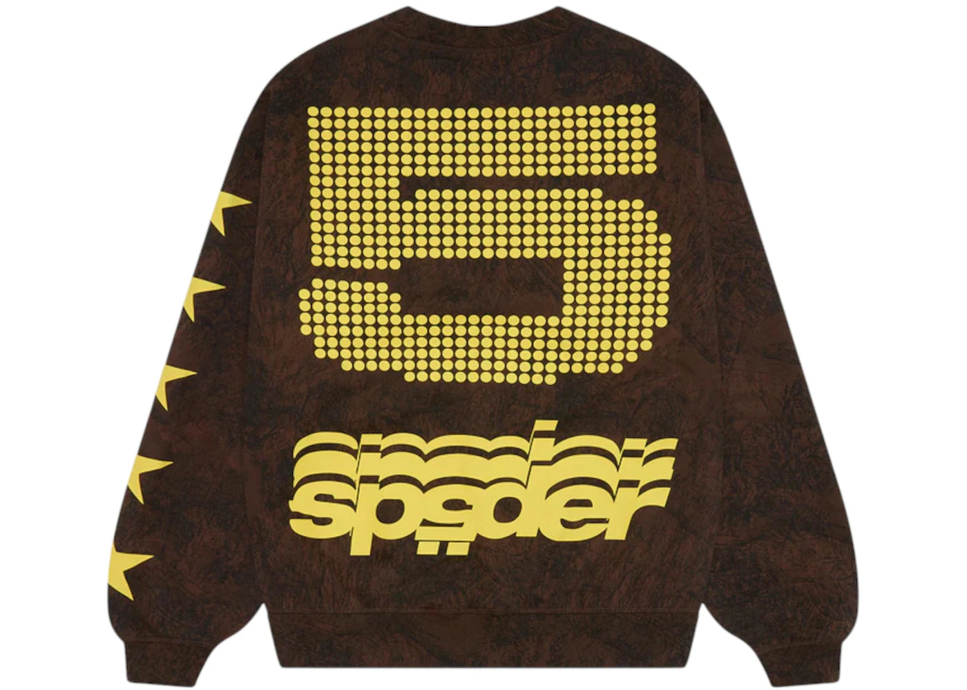 Sp5der 5 Crewneck Sweatshirt Brown