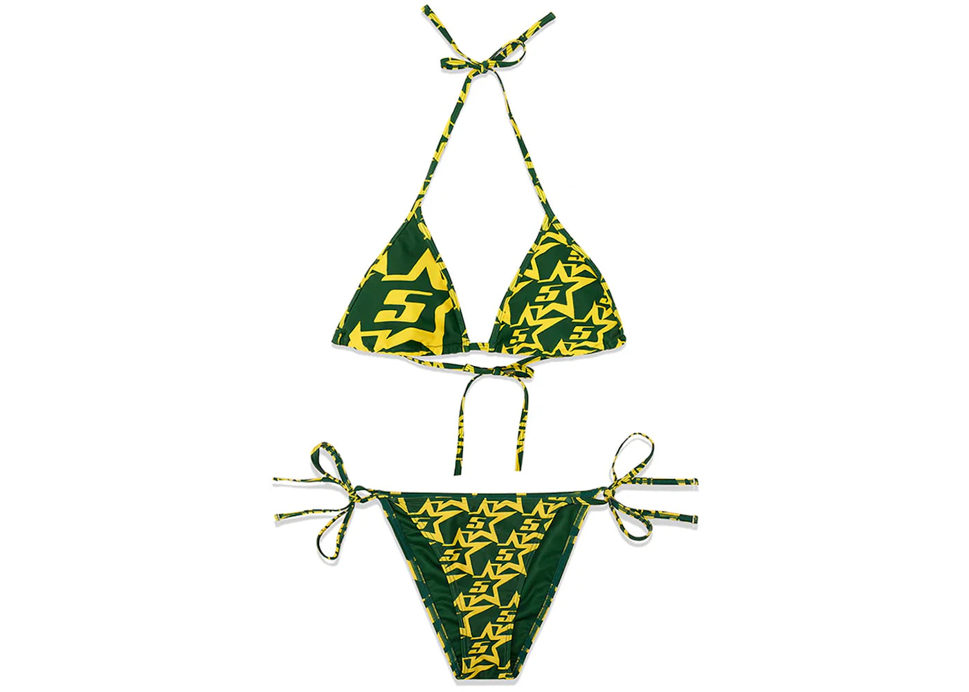 Sp5der 5Star Bikini Green/Yellow