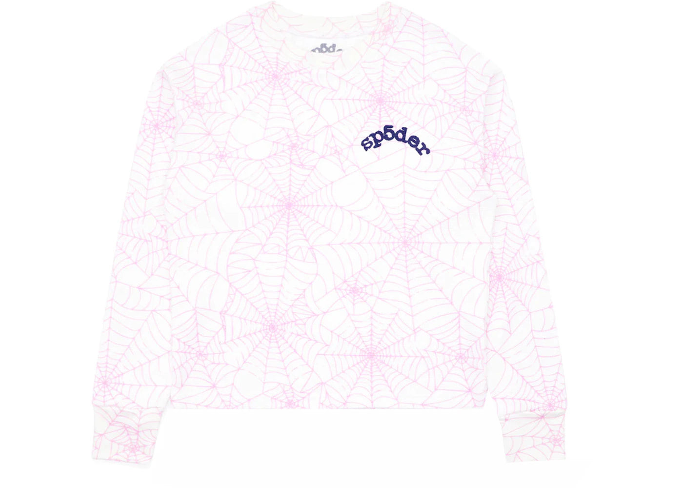 Sp5der AOP Thermal L/S T-shirt Pink