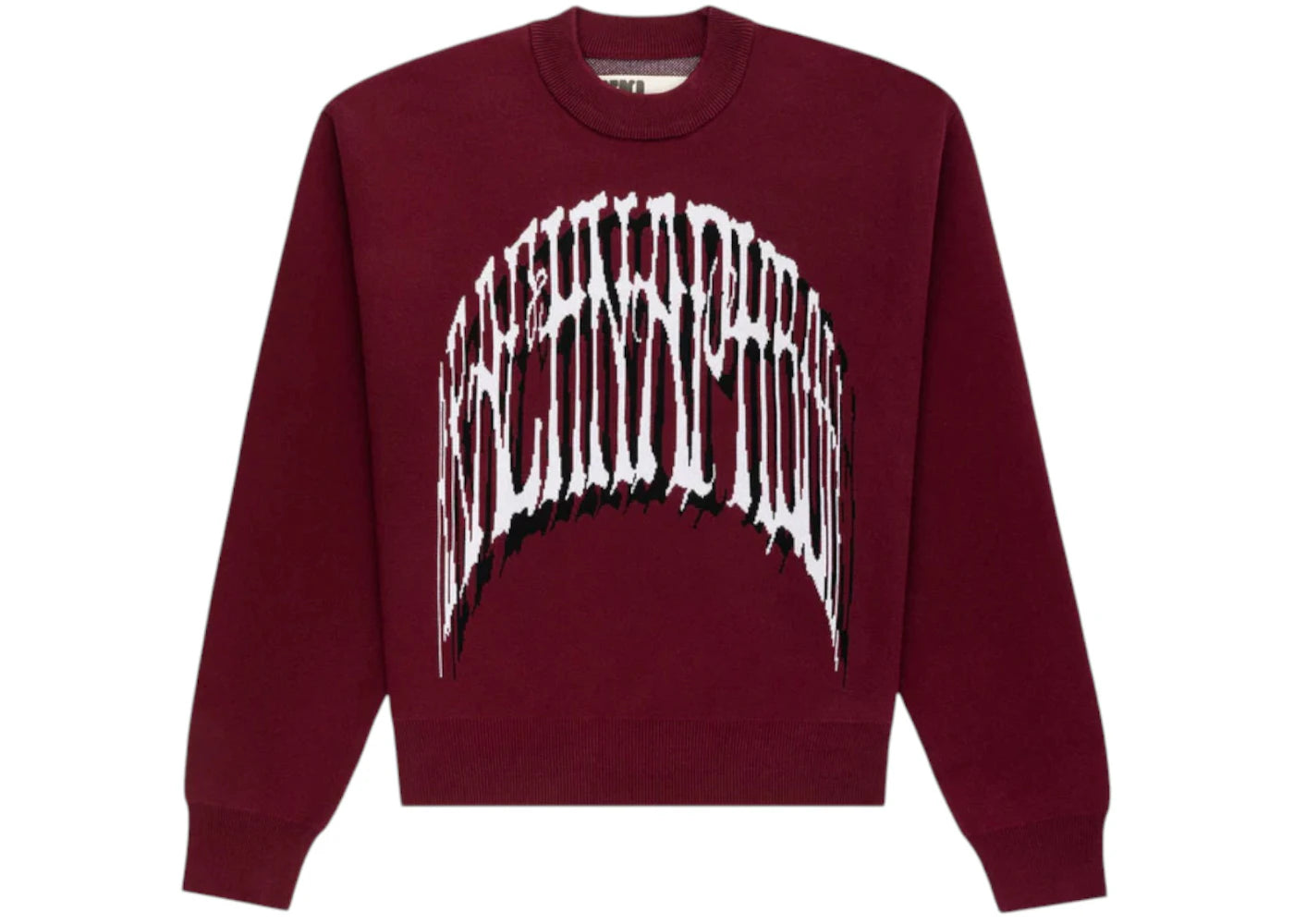 Sp5der Arachnaphobia Sweater Burgundy