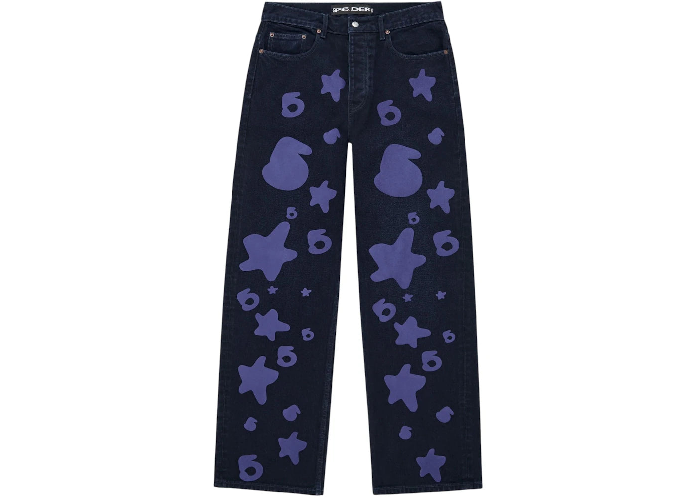 Sp5der Beluga Denim Jeans Indigo Denim