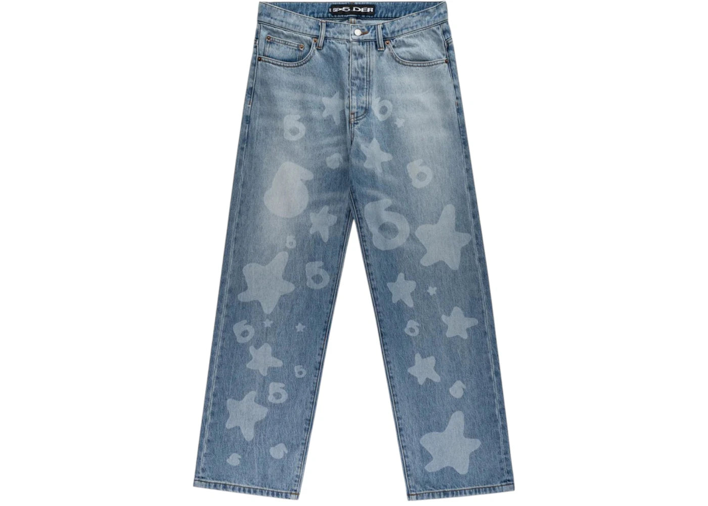 Sp5der Beluga Denim Light Blue Wash