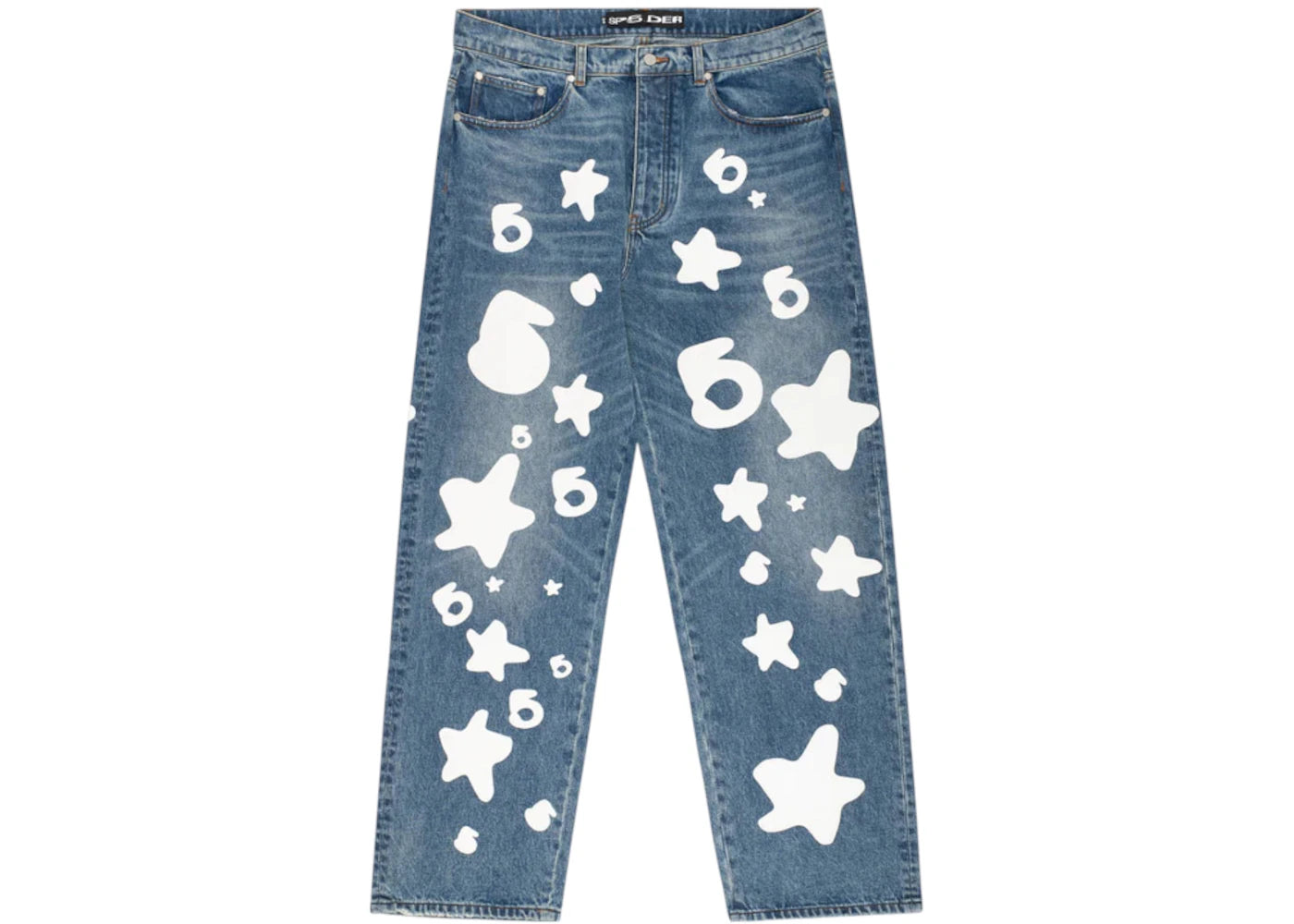 Sp5der Beluga Wash Denim Light Wash Denim