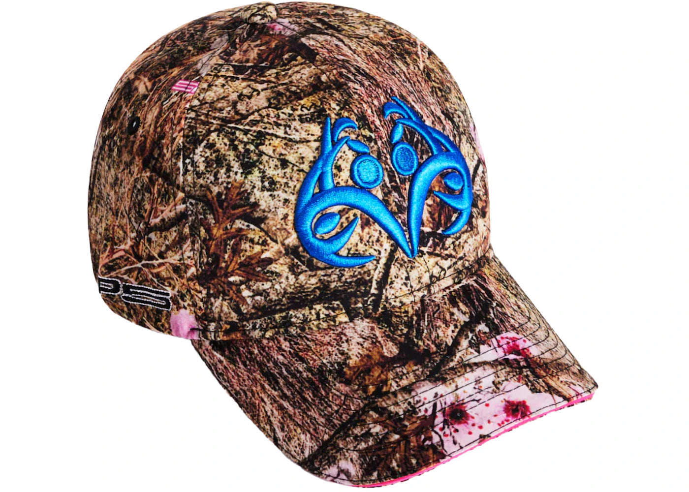 Sp5der Blue Logo Cap Real Tree Camo