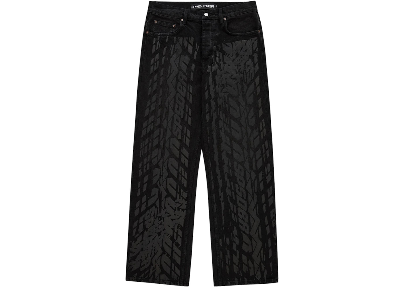 Sp5der Burnout Denim Black Burnout