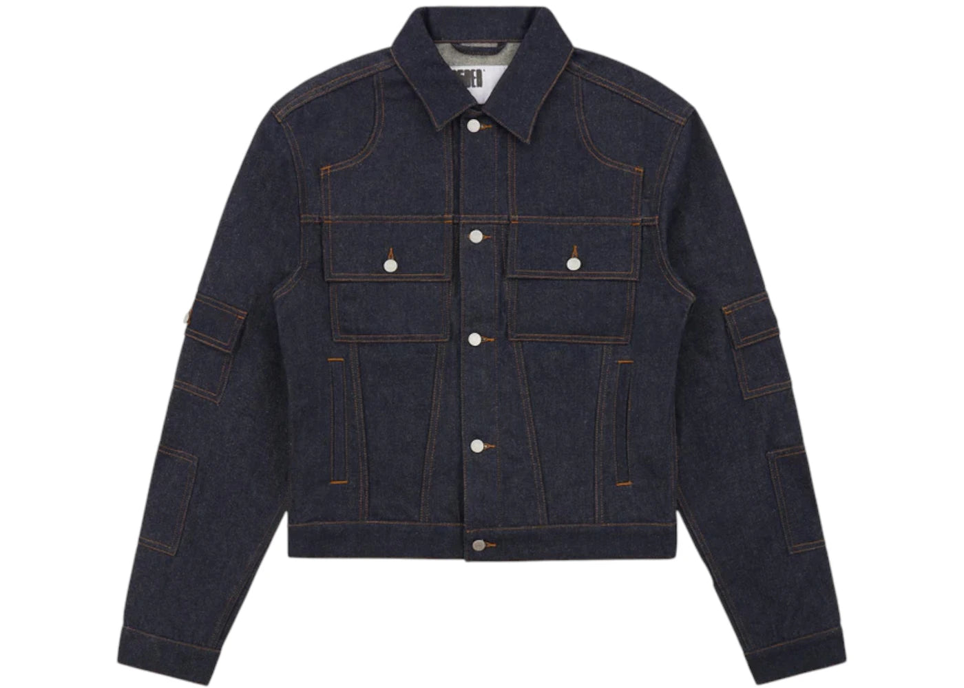 Sp5der Denim V3 Truck Jacket Indigo Denim