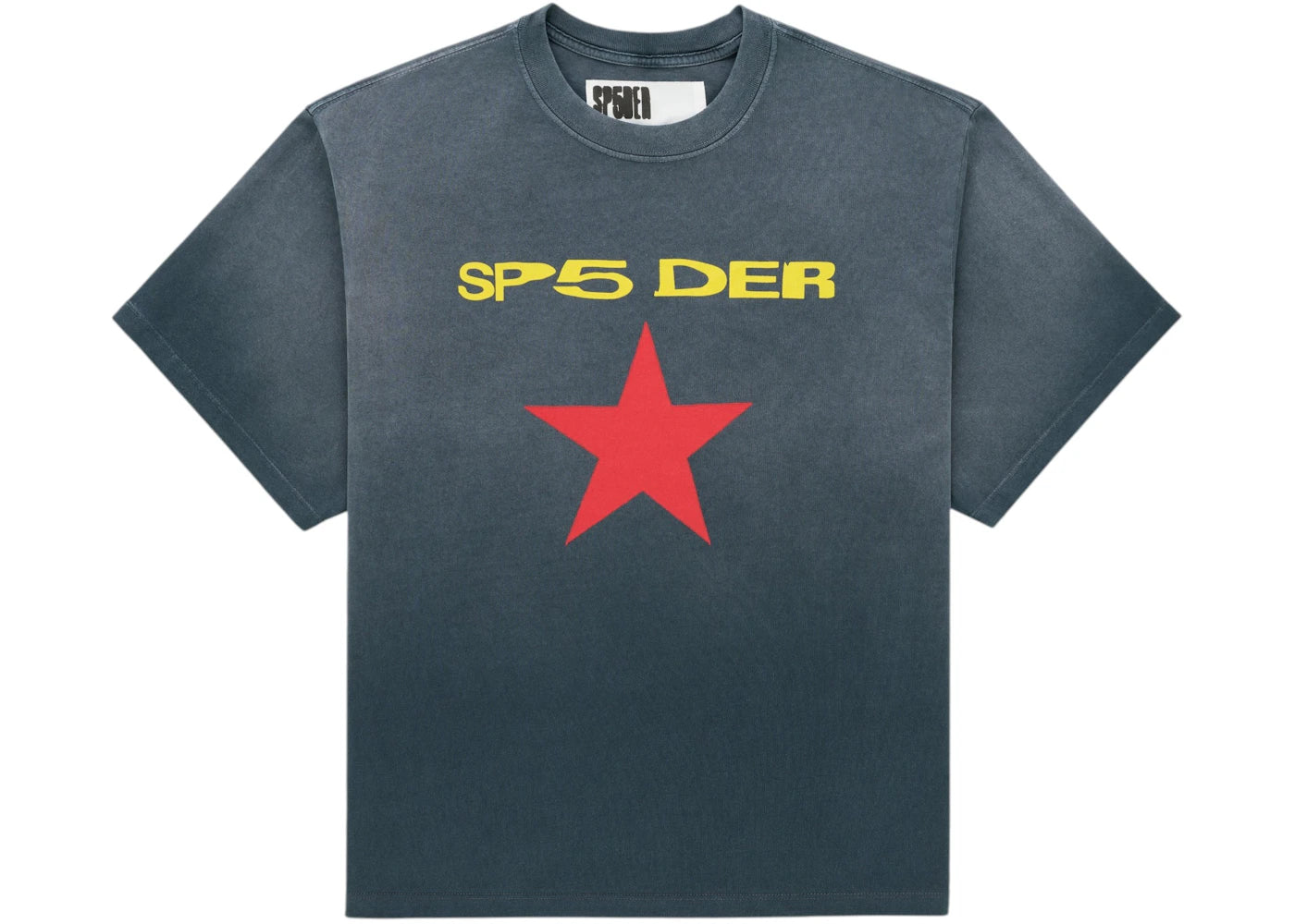 Sp5der Five Point Tee Black