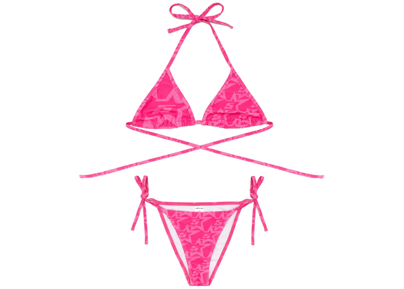 Sp5der Five Star Bikini Pink