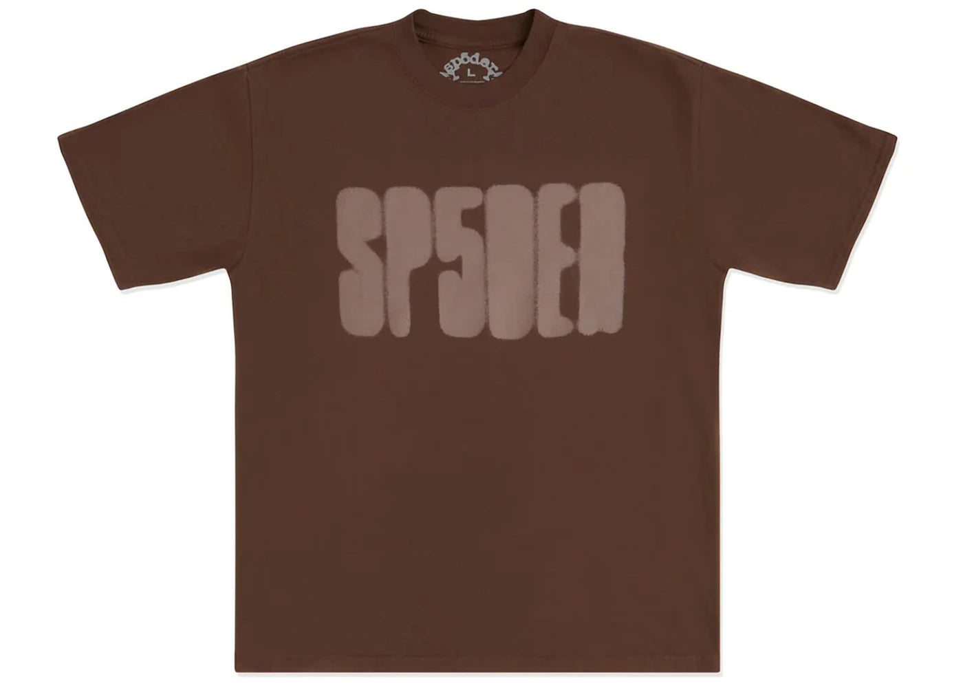 Sp5der Focused Logo Tee Brown