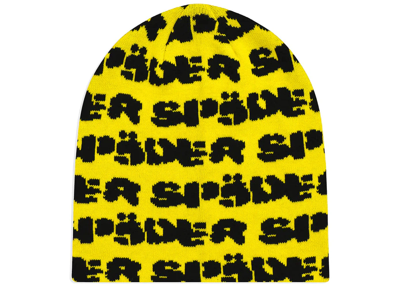 Sp5der Fuzzy Logo Skully Yellow