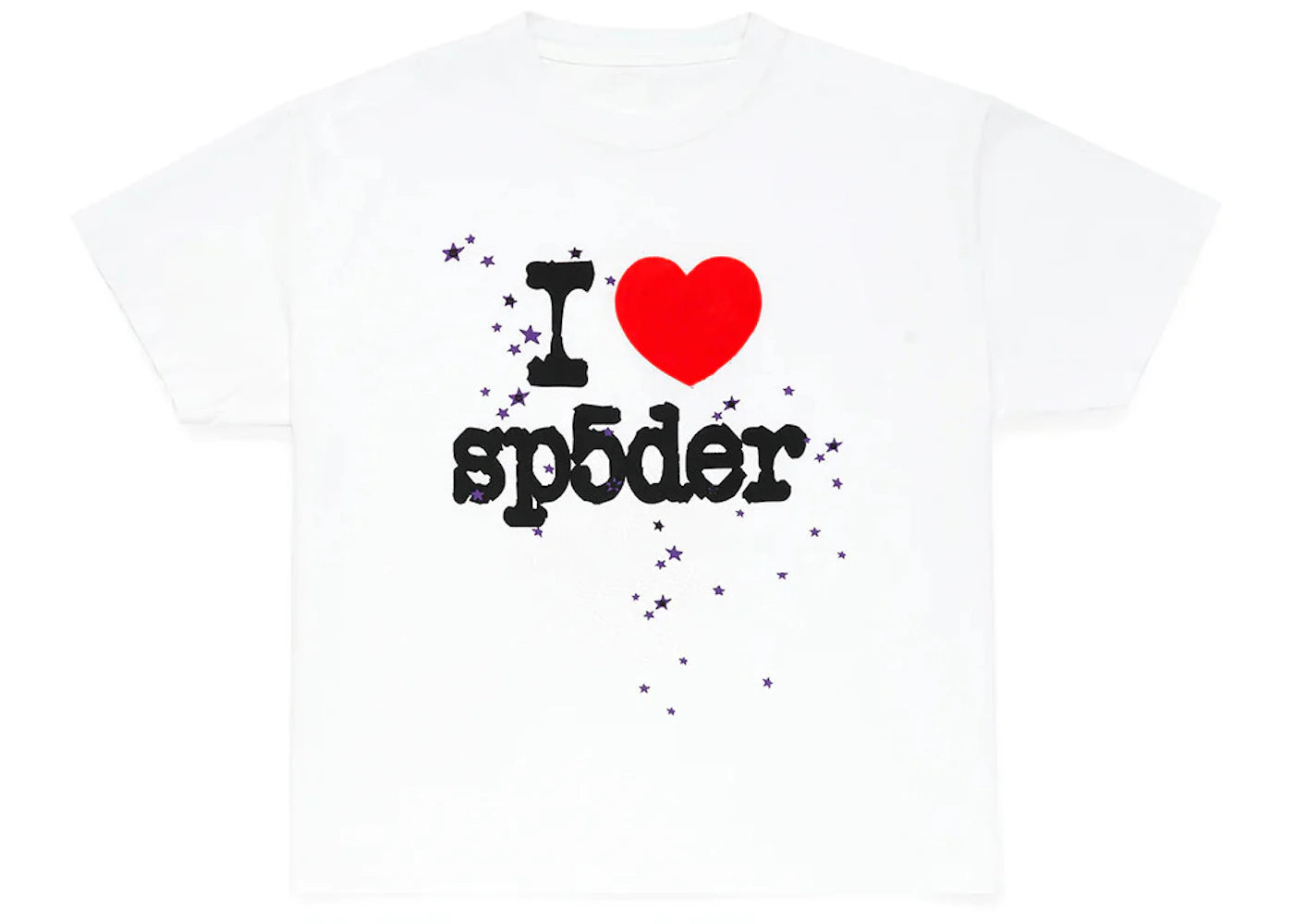 Sp5der I Heart SP5DER Tee White