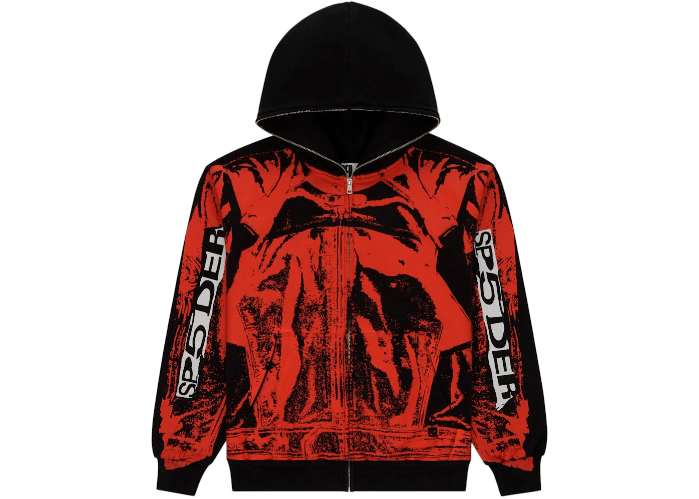 Sp5der JP5 Moto Hoodie Black