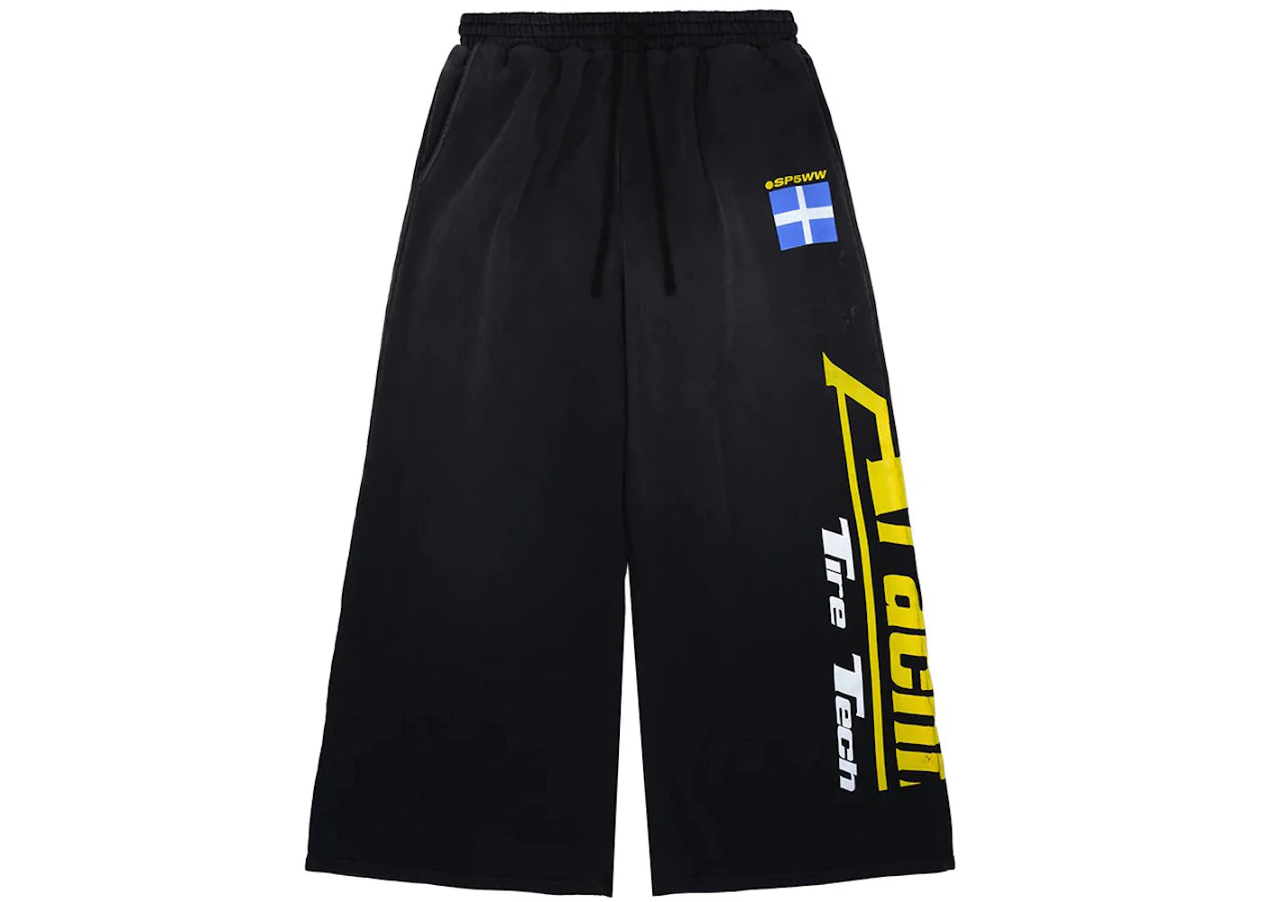 Sp5der Jumbo Sweatpant Black