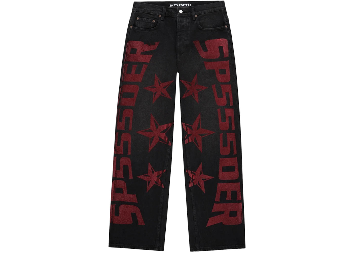 Sp5der MX555 Jeans Black