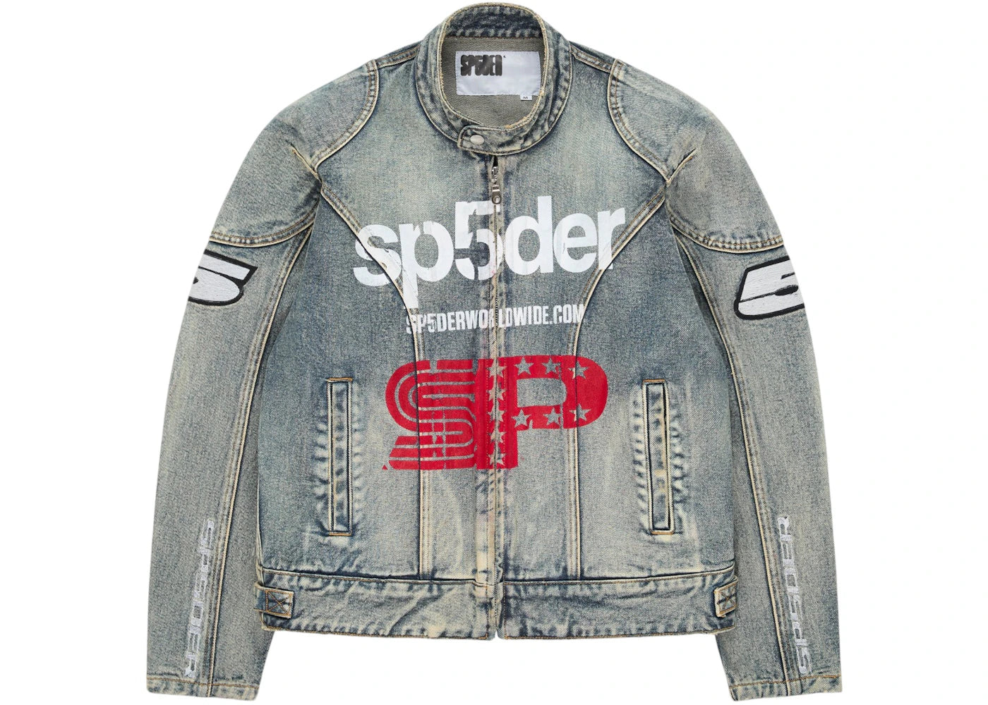 Sp5der Motorsport Denim Jacket Indigo