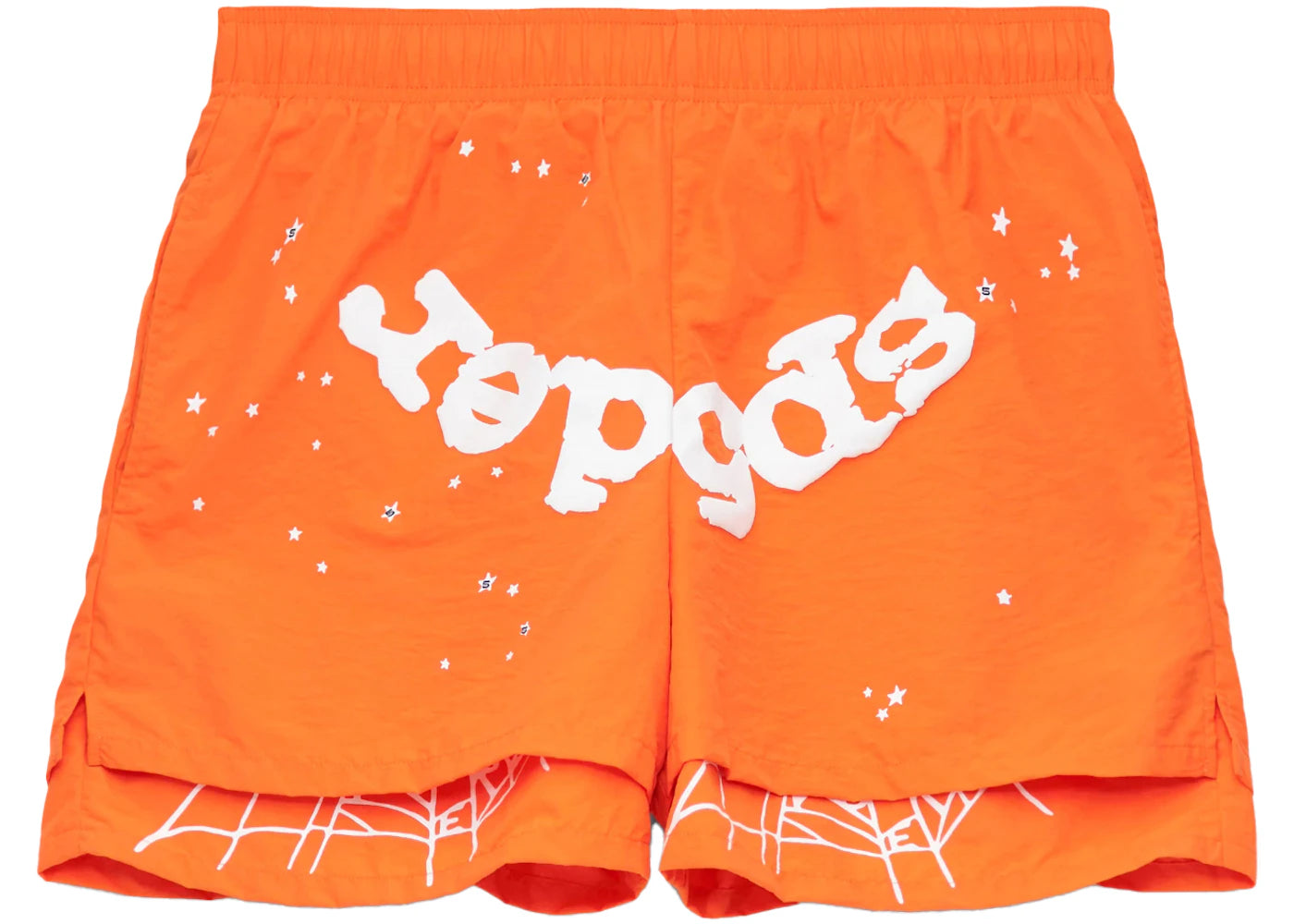 Sp5der OG Web Double Layer Short Orange