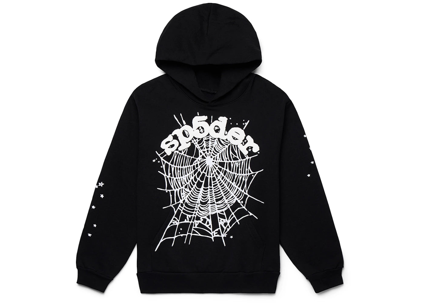 Sp5der OG Web Hoodie Black