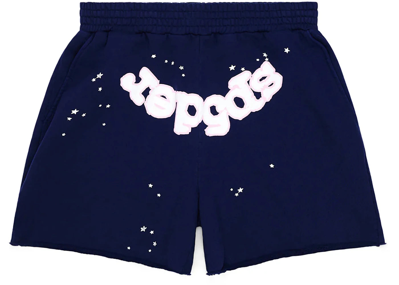 Sp5der OG Web Logo Sweat Short Navy