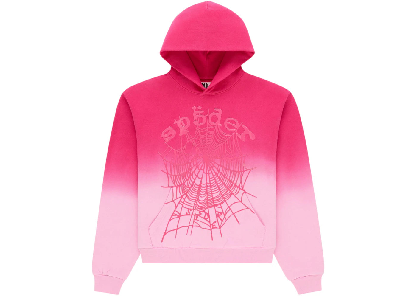 Sp5der OG Web Ombre Hoodie Pink
