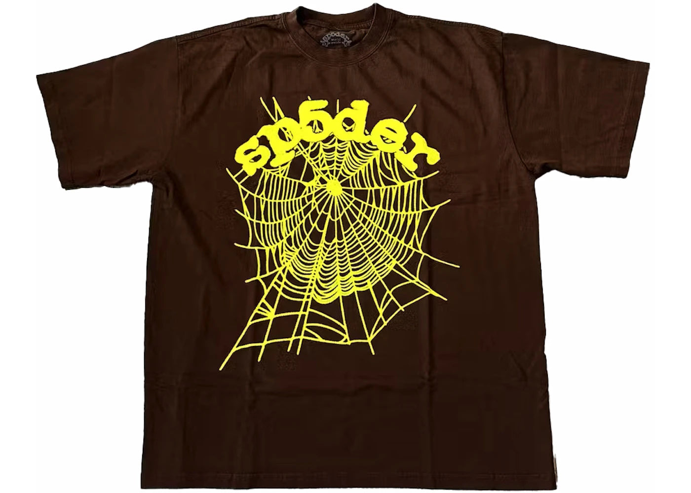 Sp5der OG Web Tee Brown