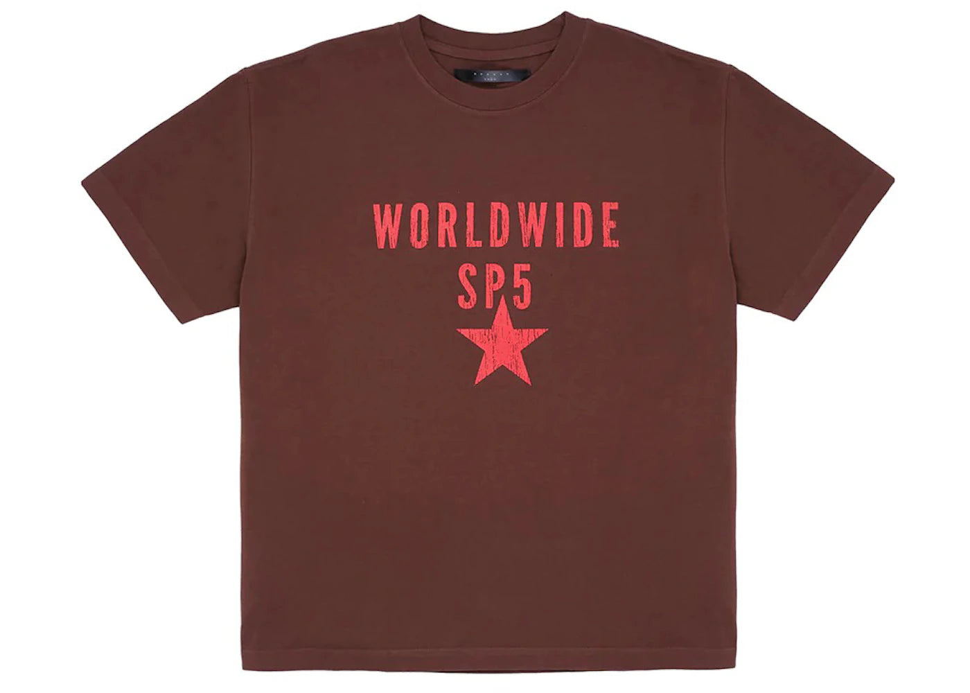 Sp5der Oversized Worldwide Sp5 Tee Chocolate