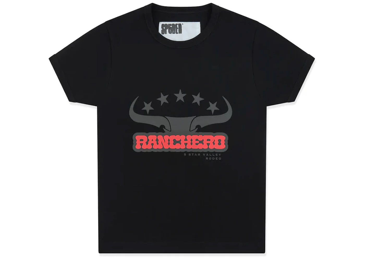 Sp5der Ranchero Baby Tee Black