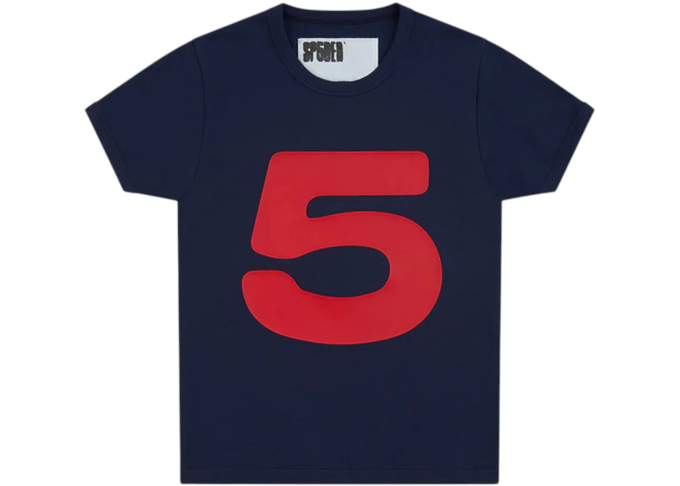 Sp5der Red 5 Baby Tee Navy