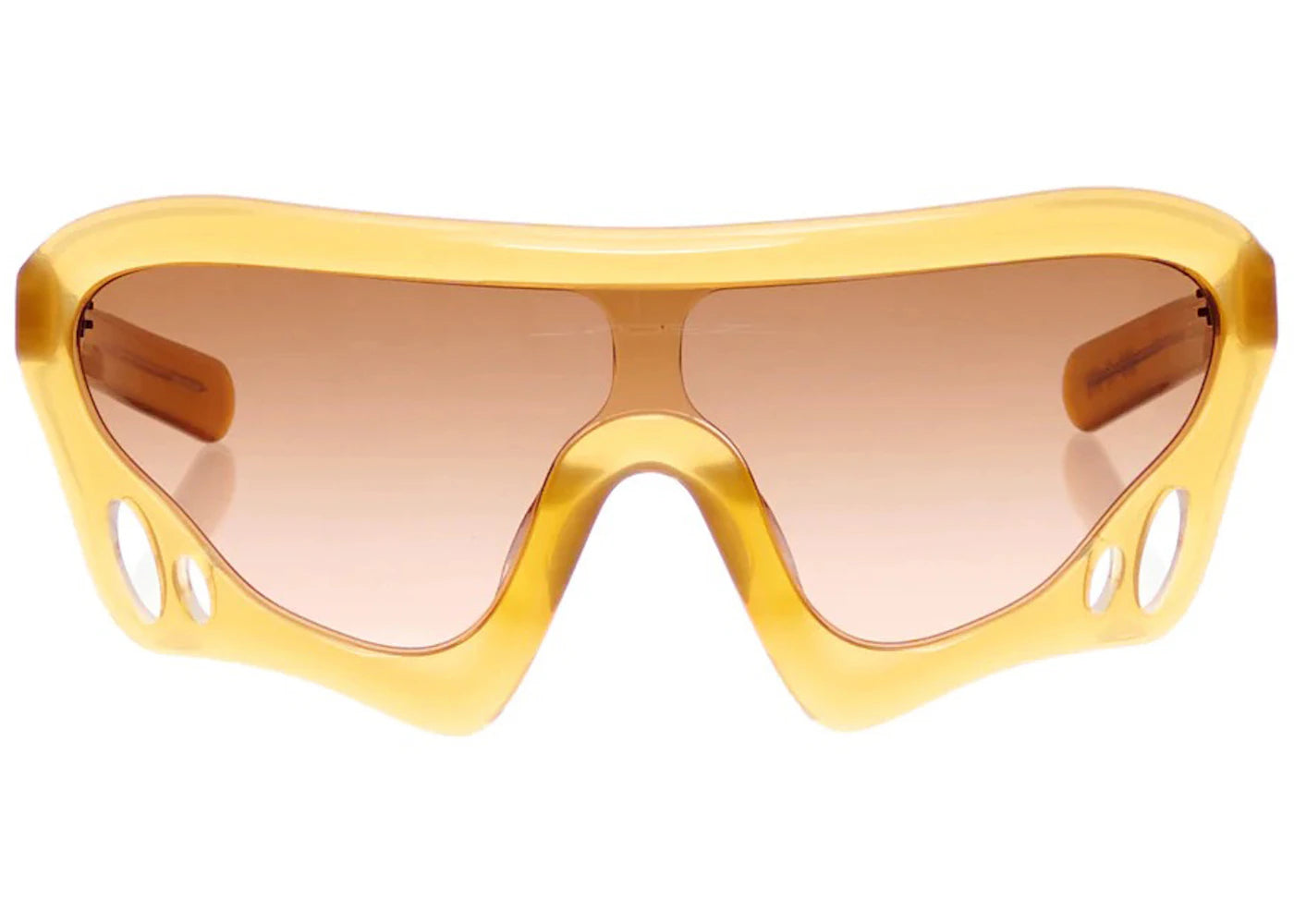 Sp5der SP5 X Flatlist Eyewear "Beetle" Sunglasses Milky Amber