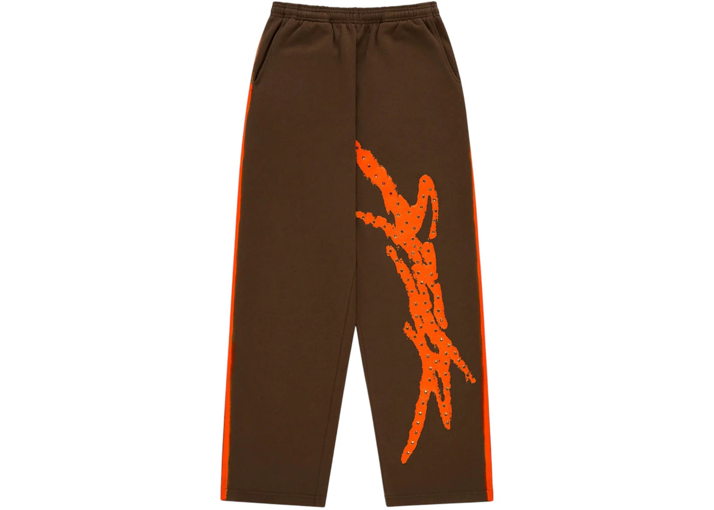 Sp5der Screaming Eagle Sweatpant Brown