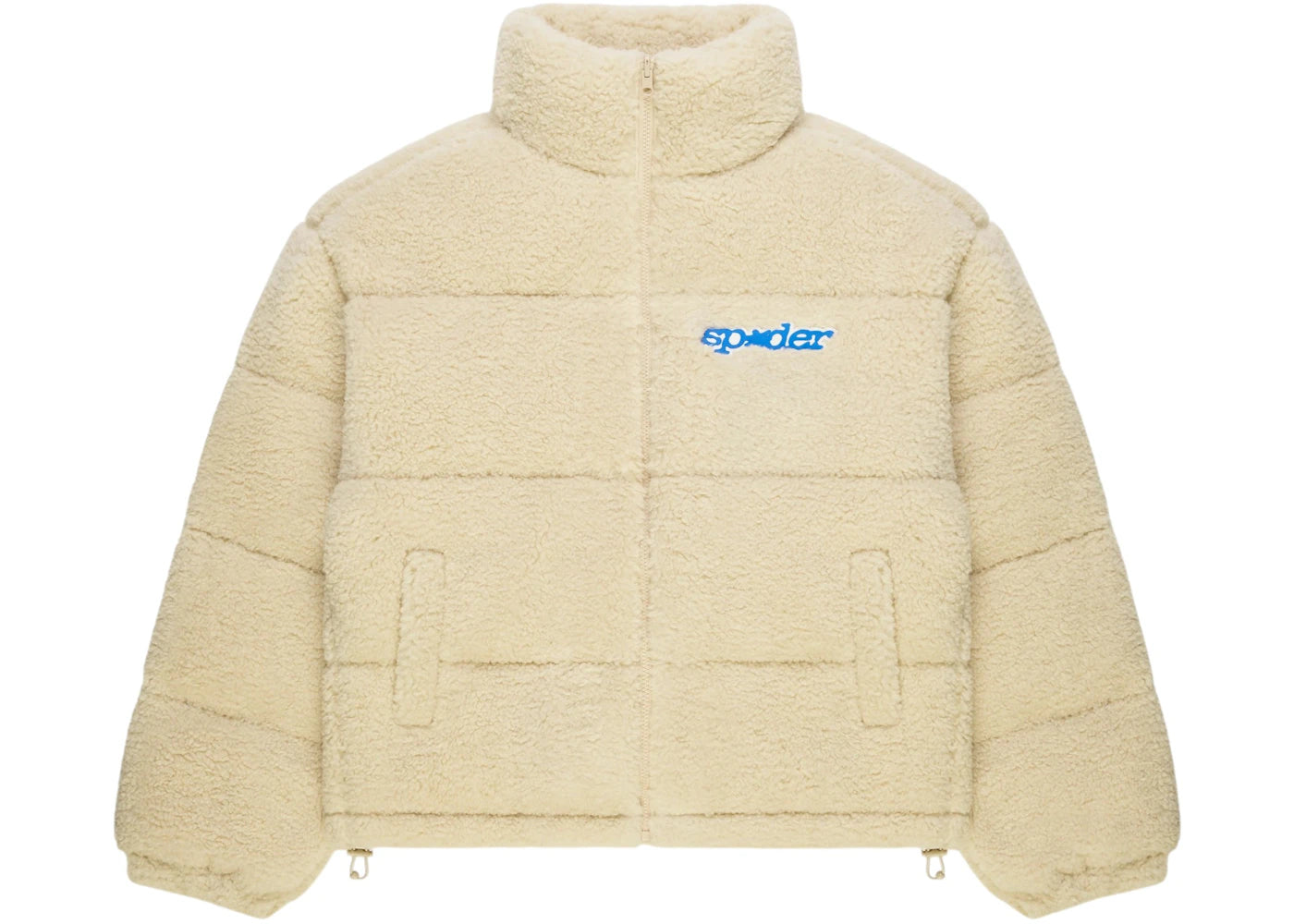 Sp5der Sherpa Puffer Jacket Cream