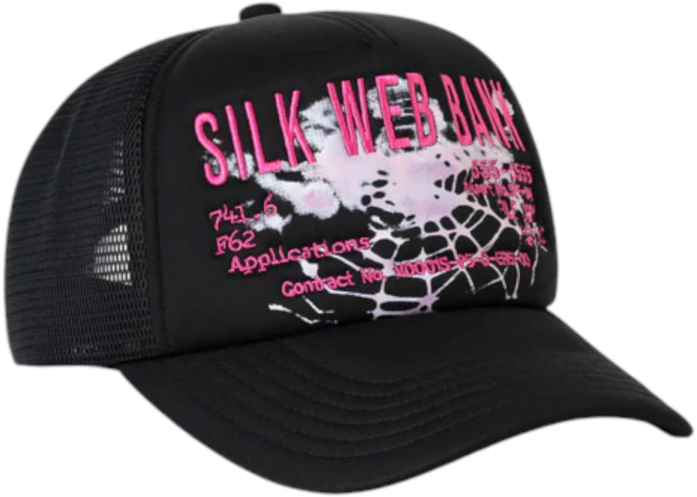 Sp5der Silk Web Bank Trucker Pink