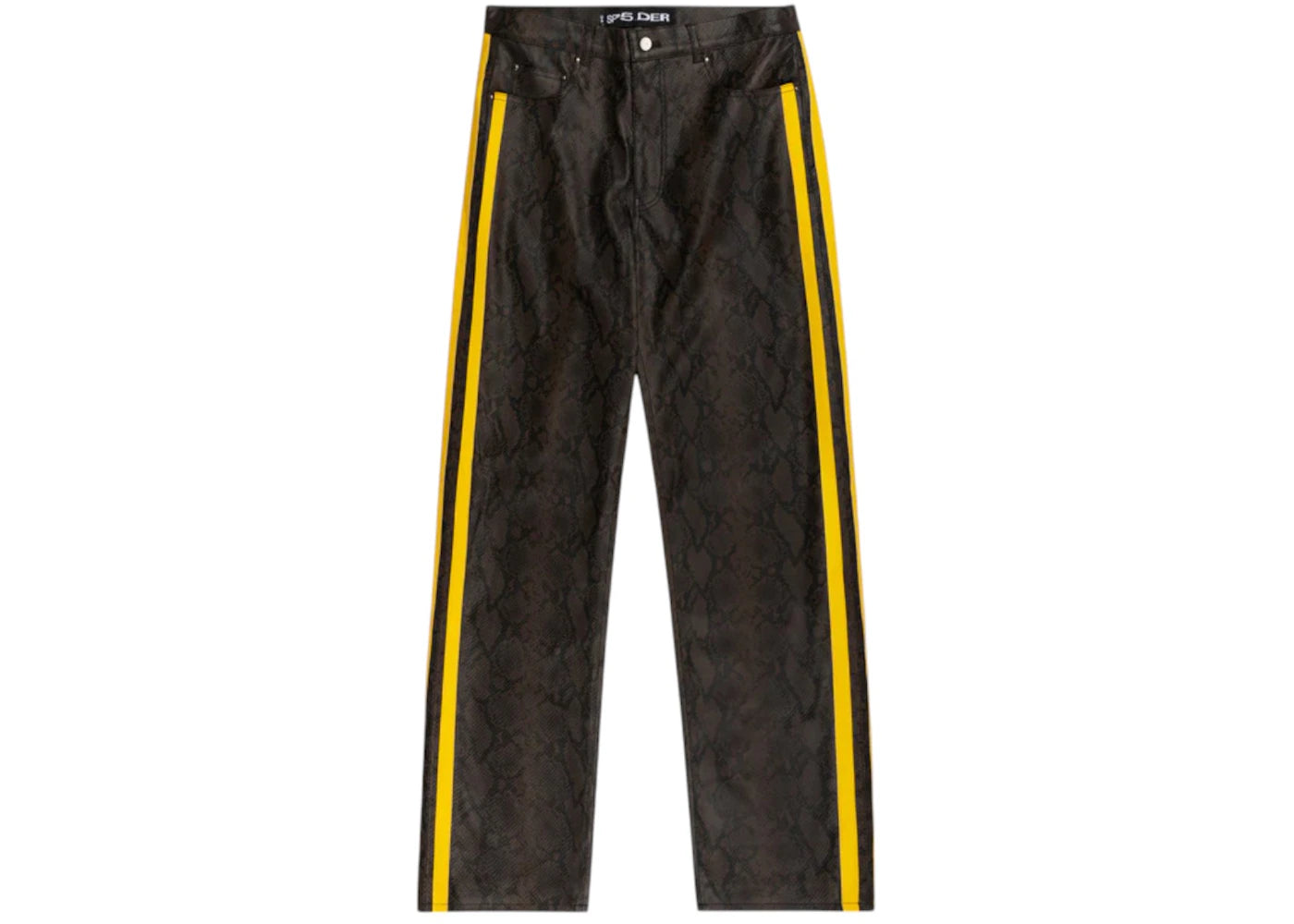 Sp5der Snake Leather Pant Brown