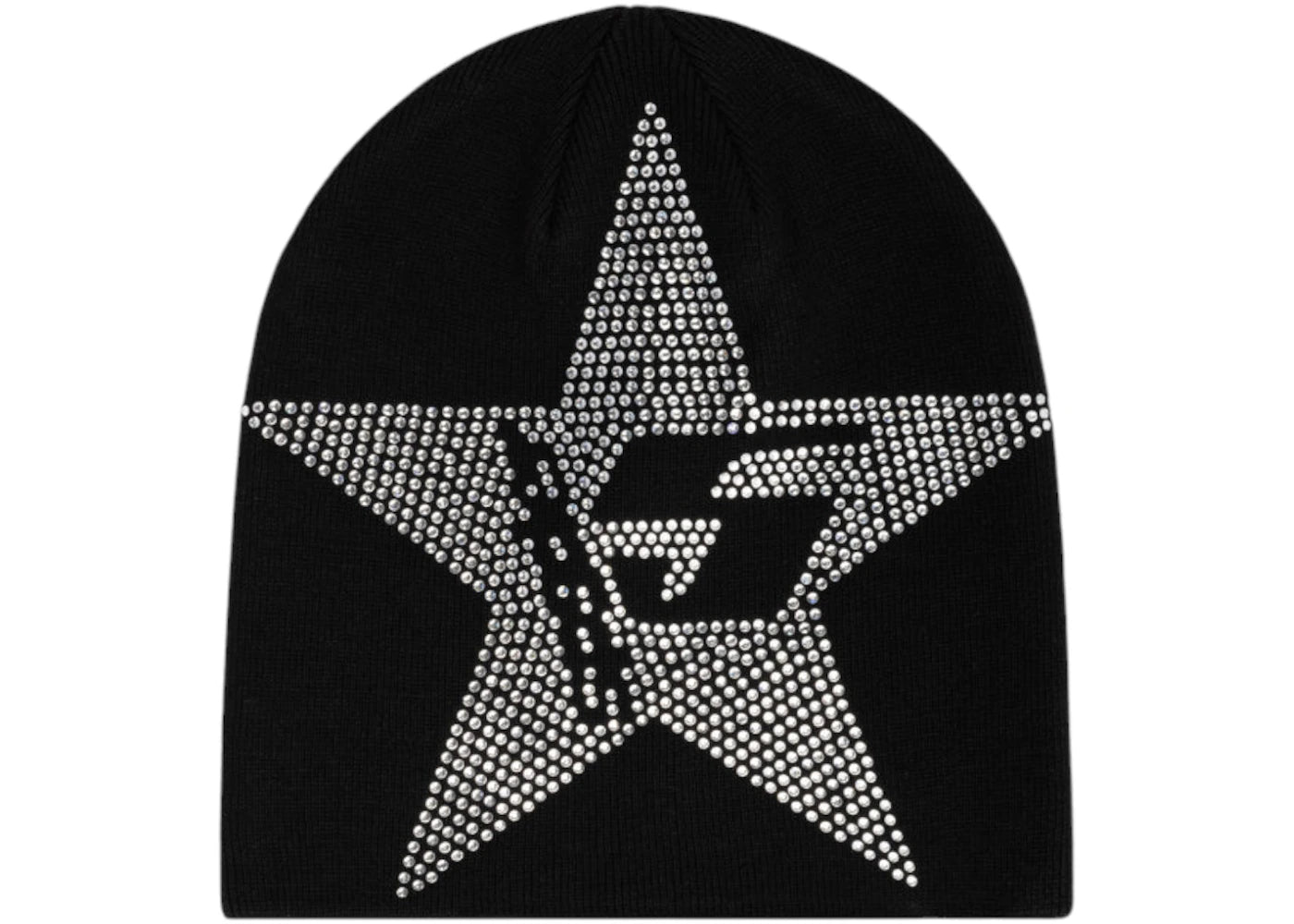 Sp5der Star Rhinestone Skully Black