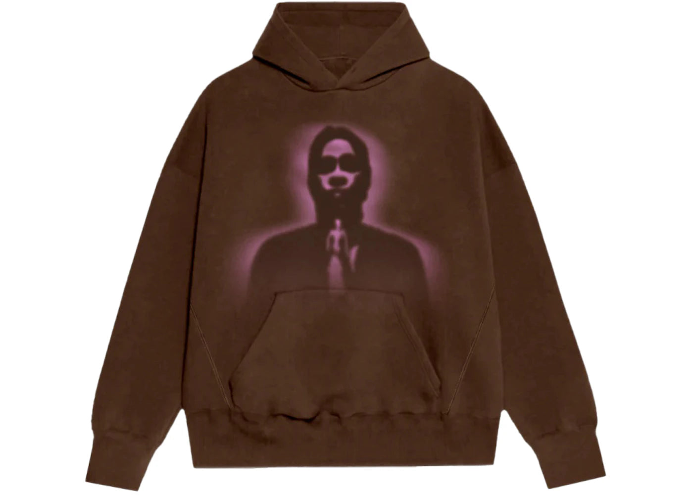 Sp5der Thug Hoodie Angel Brown