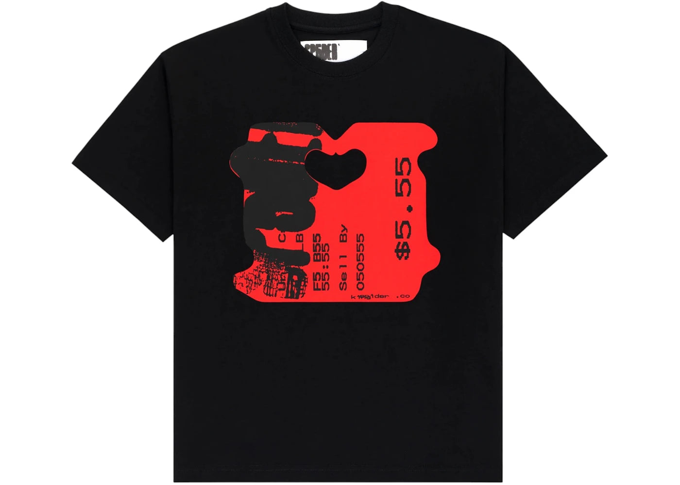 Sp5der Toast Tee Black