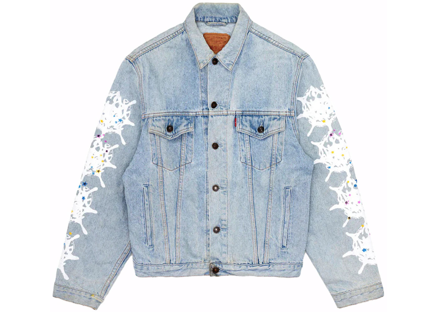 Sp5der Vintage Web Trucker Jacket Denim