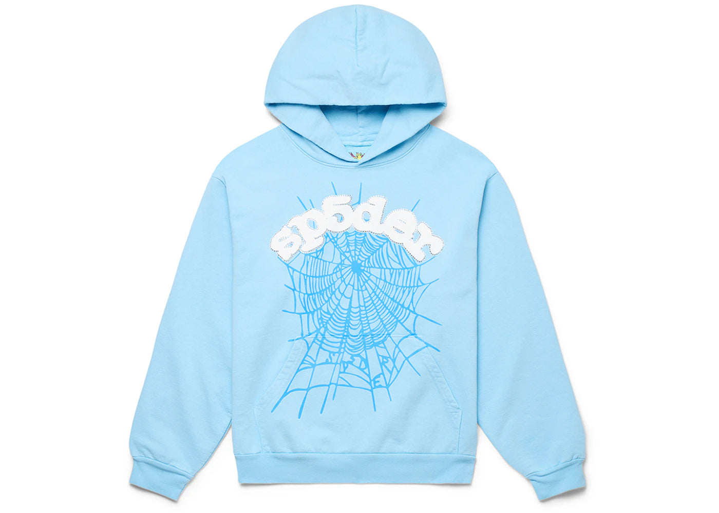 Sp5der Web Hoodie Sky Blue