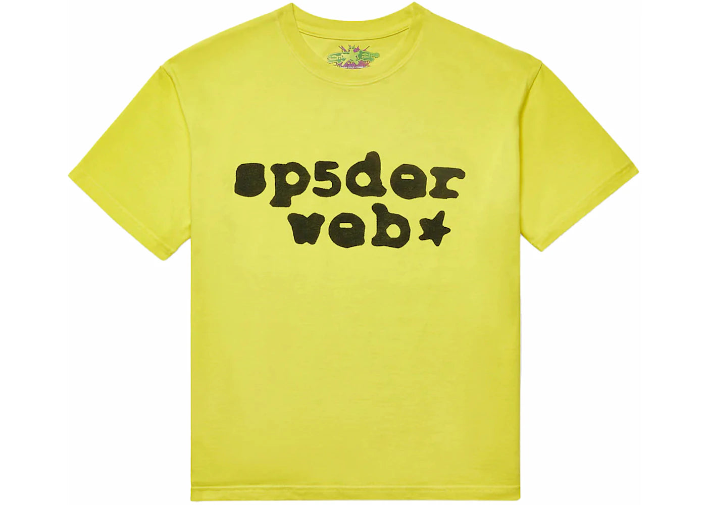 Sp5der Web Tee Yellow/Black