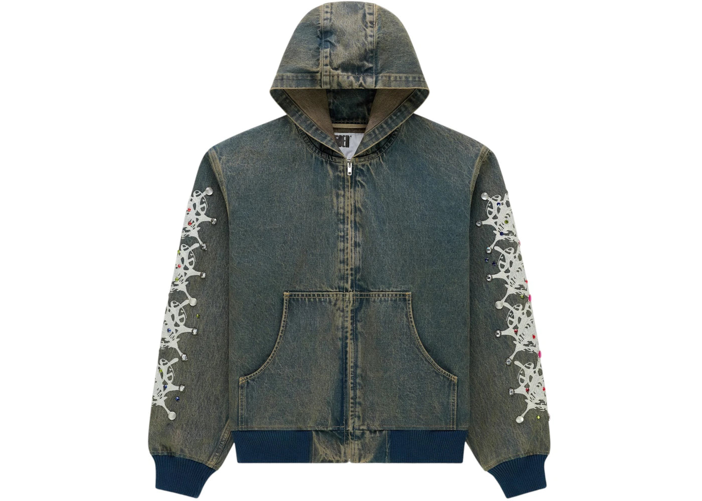 Sp5der Webstone Denim Jacket Indigo