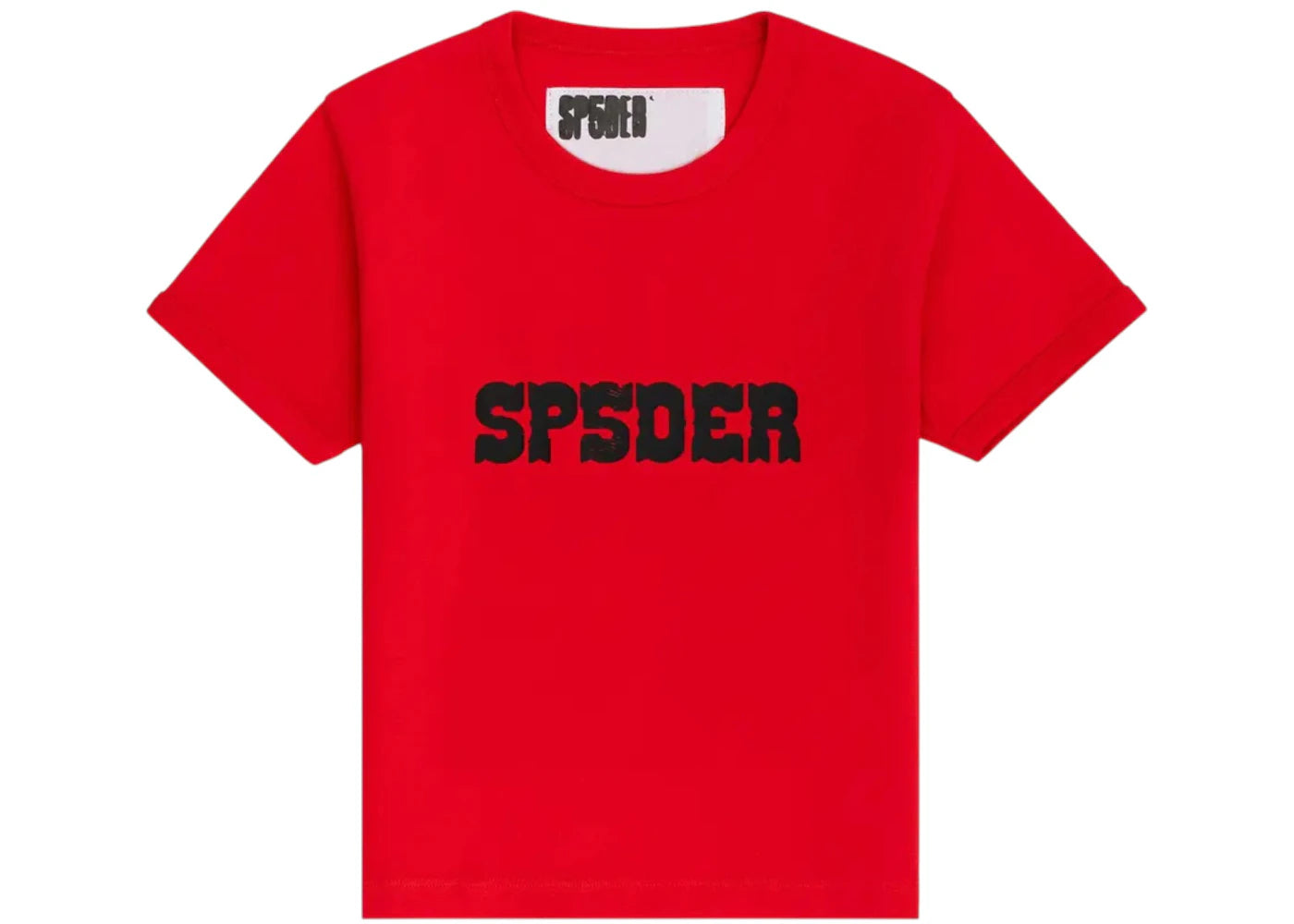 Sp5der Western Logo Baby Tee Red
