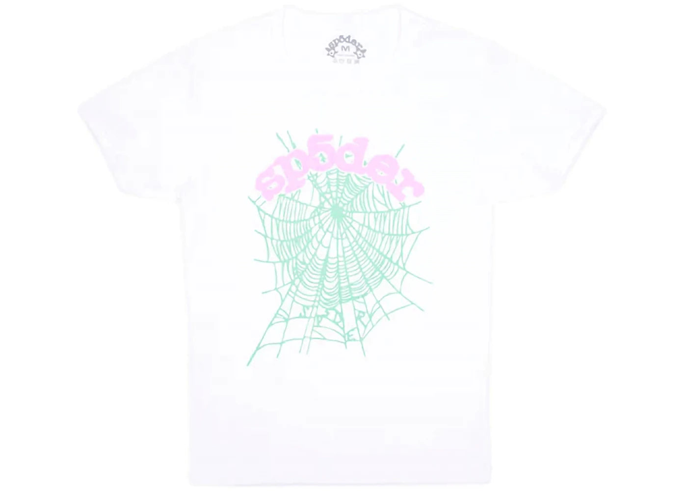 Sp5der Women's OG Web Baby Tee White