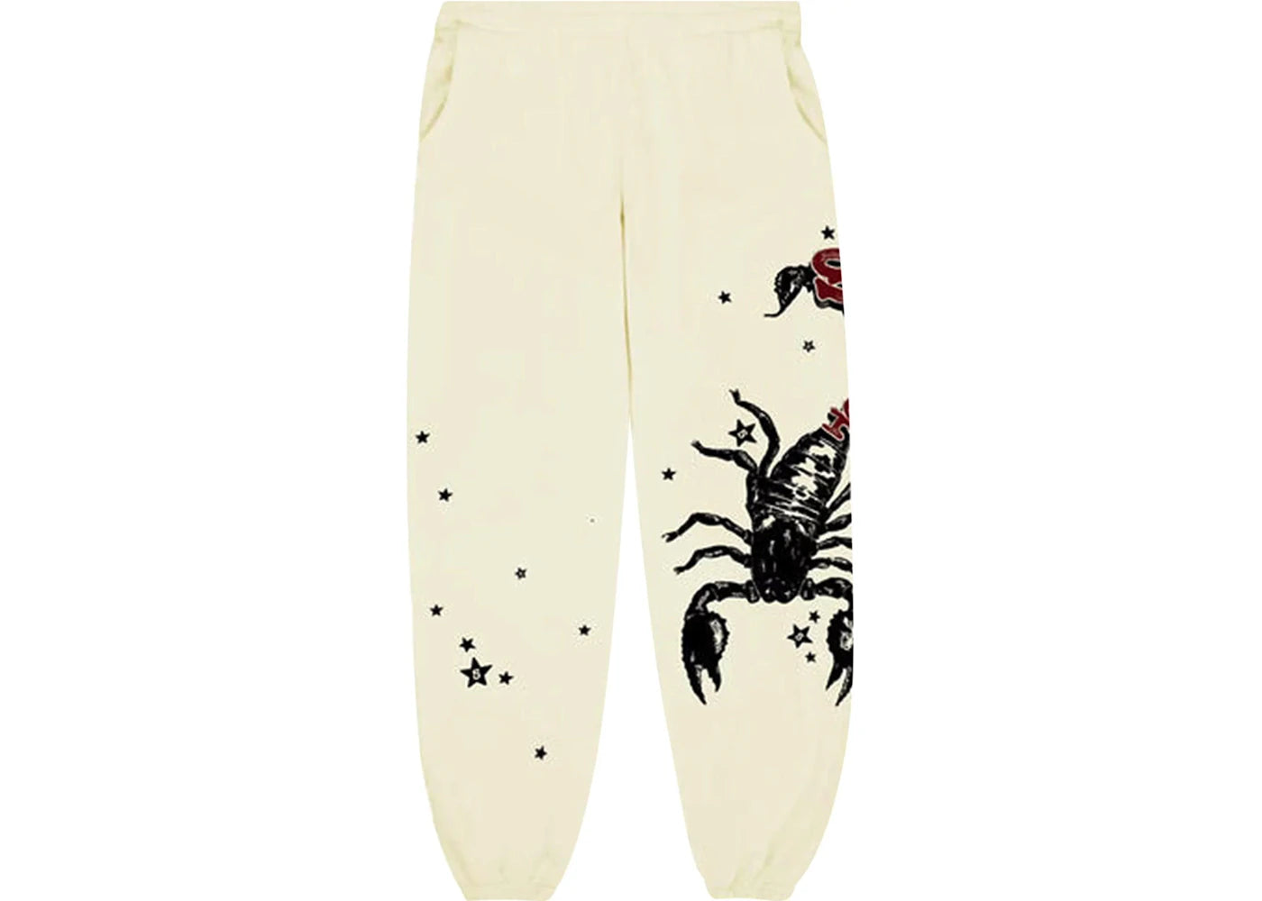 Sp5der x Mariah The Scientist Scorpion Sweatpant Cream