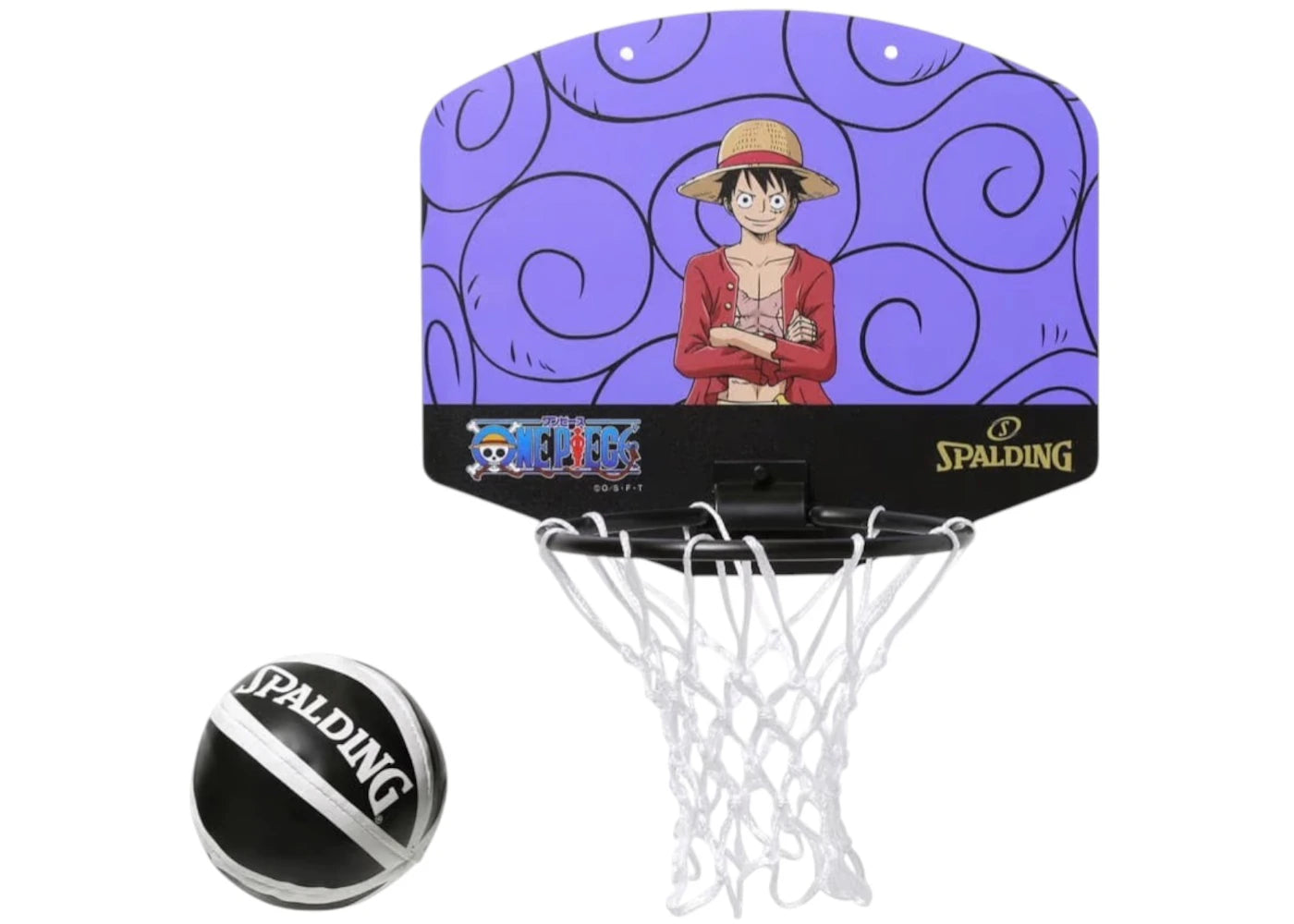 Spalding One Piece Gomu Gomu no Mi Micro Mini Basketball Set