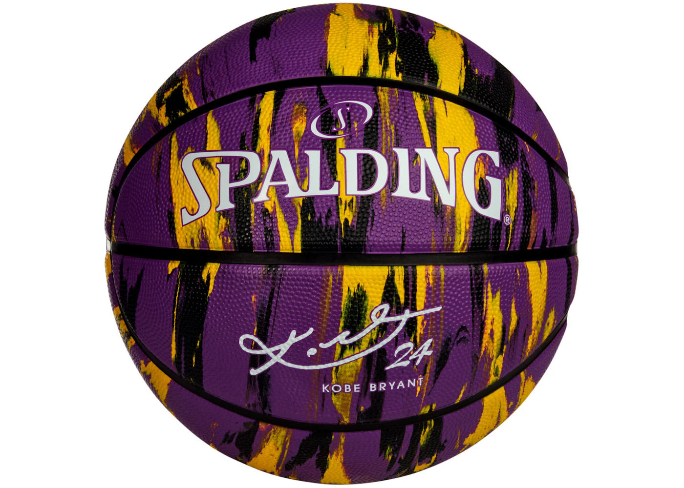 Spalding x Kobe Bryant Marble Series Basketball Purple/Yellow