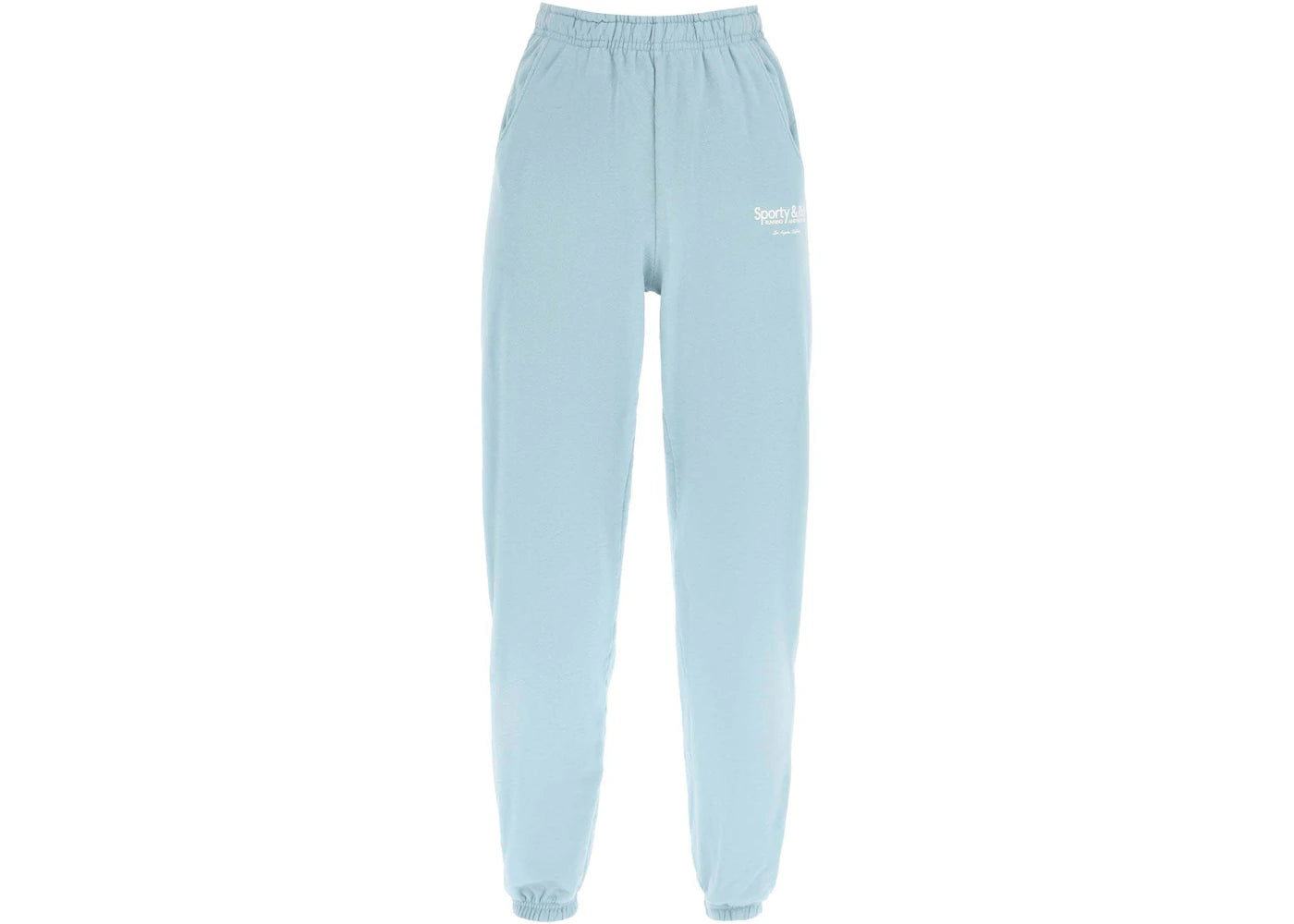 Sporty & Rich Running and Health Club Sweatpants Soft Blue/White