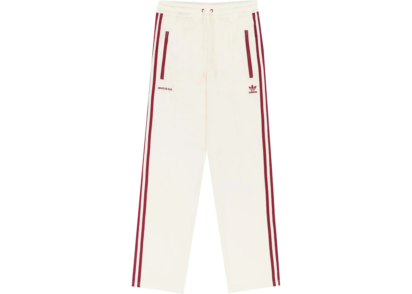 Sporty & Rich x adidas Track Pants Cream/Merlot